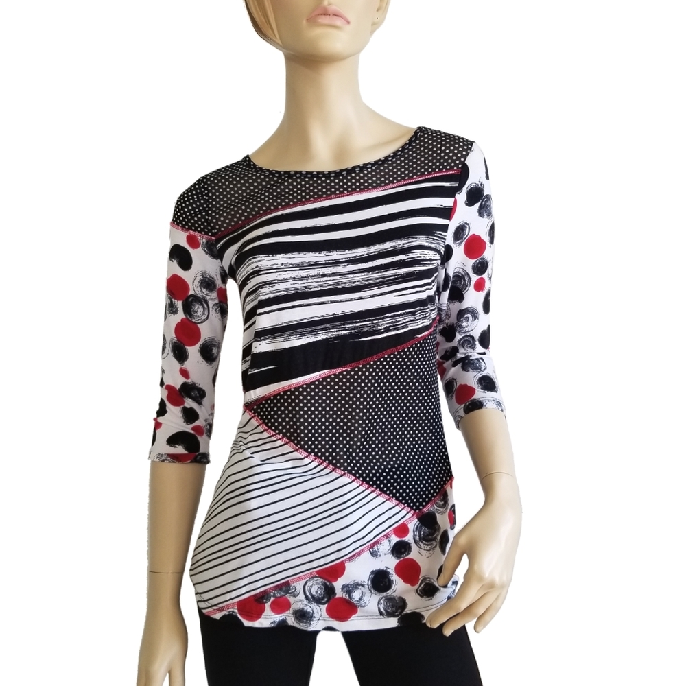 LYNN RITCHIE PANELED TOP